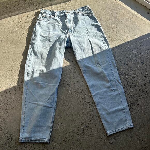 Levi’s Mens 36x32 Jeans Blue Wash Vintage 560 Light Wash Loose Fit Orange Tag - Picture 1 of 4